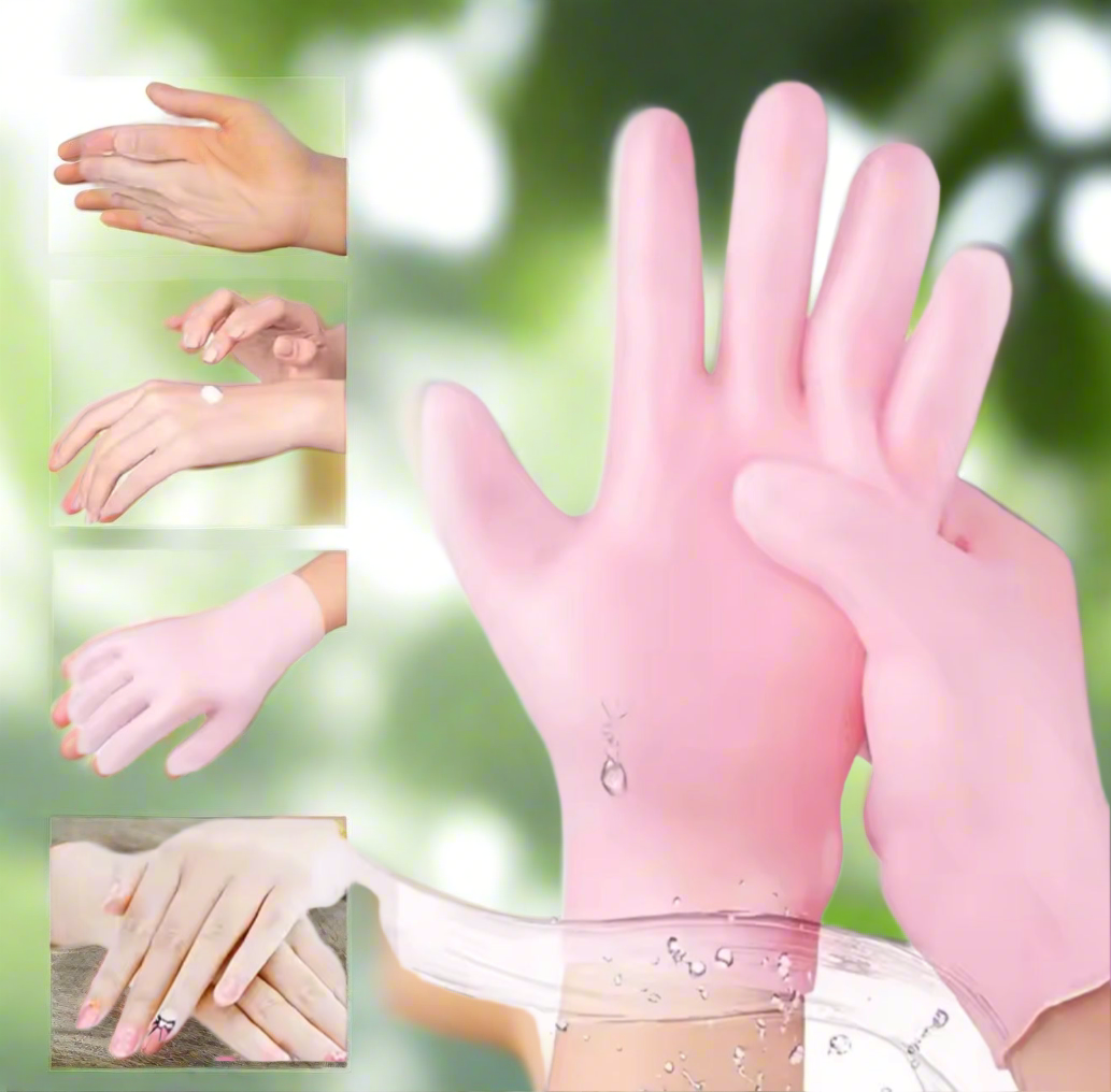 2-Pack Moisturising Silicone Gel Socks & Gloves (reusable)