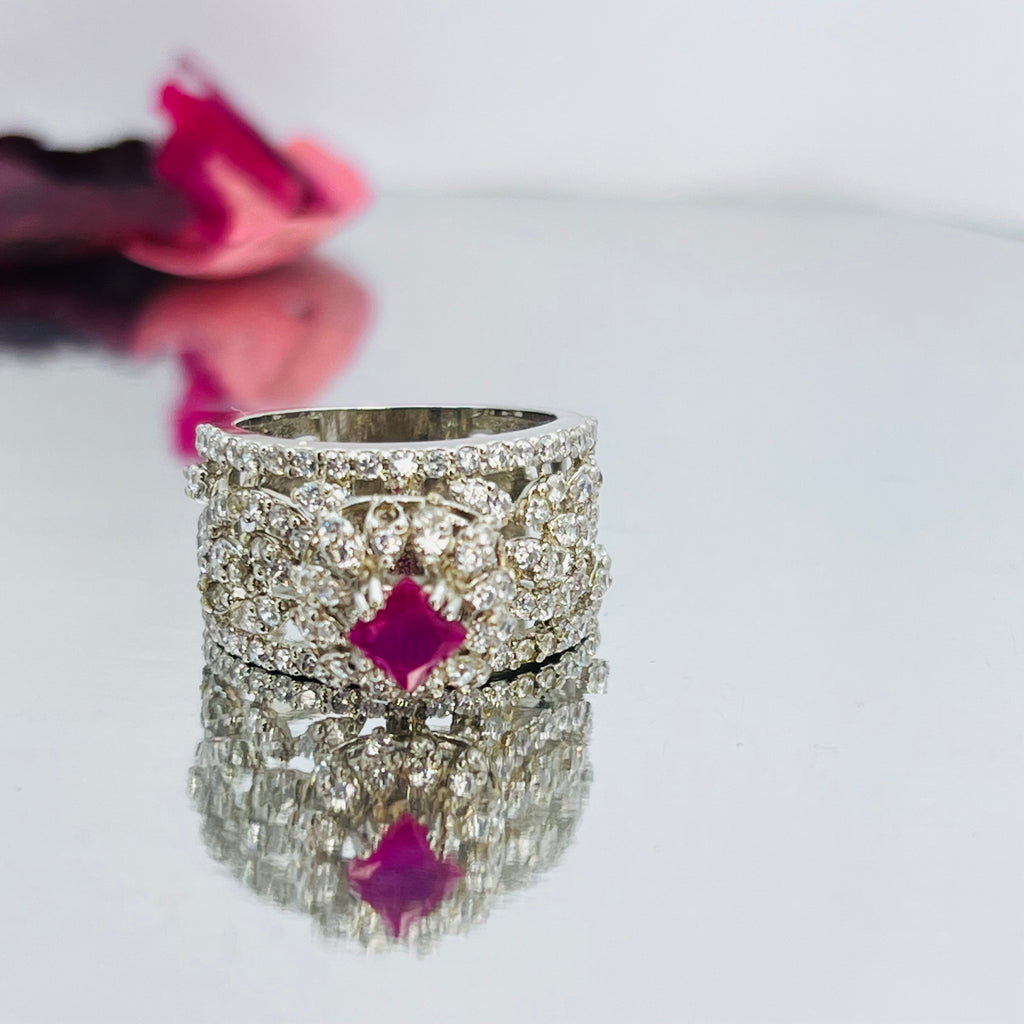 Rubi Royal bridal ring silver s925