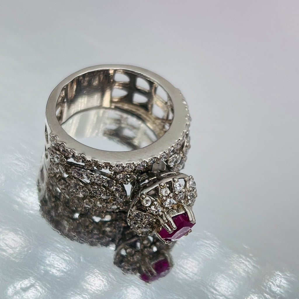 Rubi Royal bridal ring silver s925