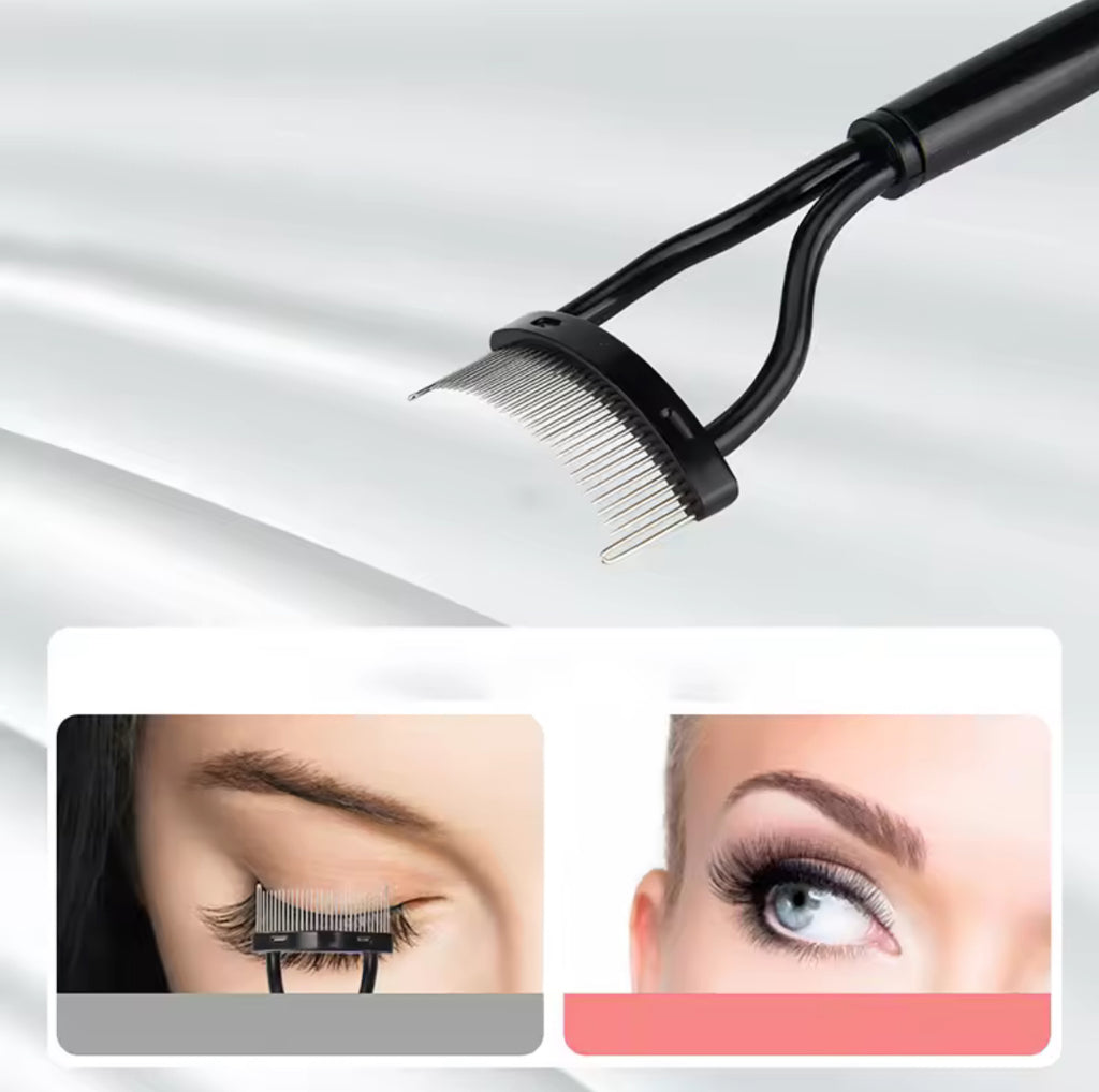Three-piece Eyebrow Brush and Comb Cutter Set Beauty Tools