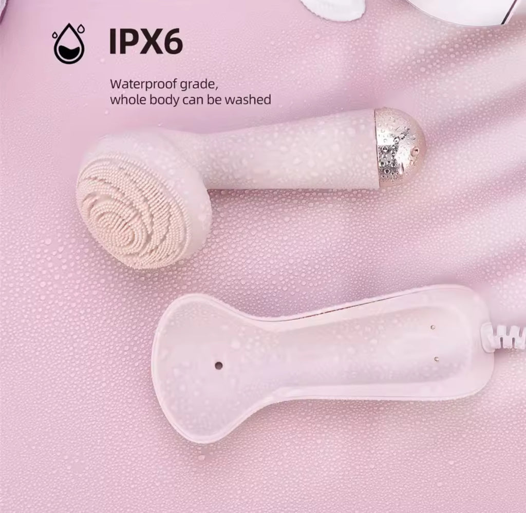 EZZAs Electric Silicone Facial Cleansing Brush & Massage Roller