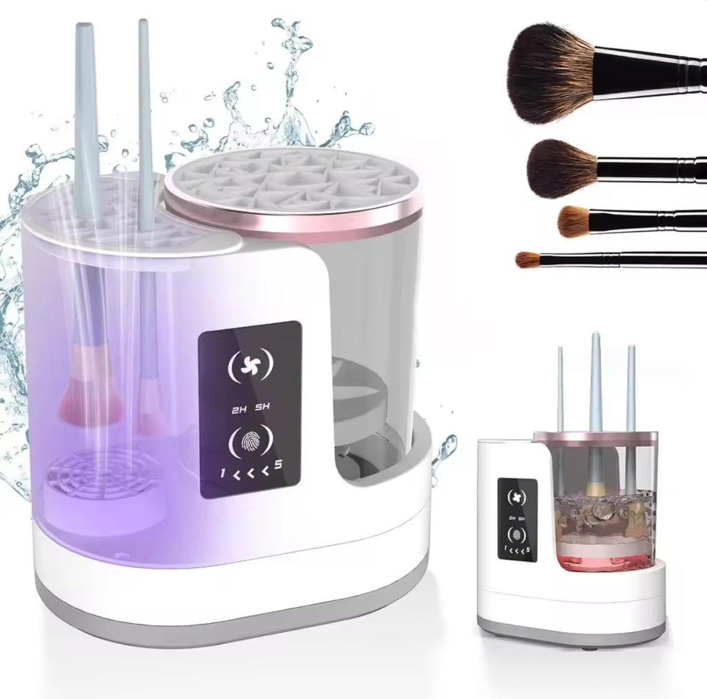 Electric Makeup Brush Cleaner 3-in-1

USB-Powered Automatic Makeup Brush Cleaning & Drying Tool