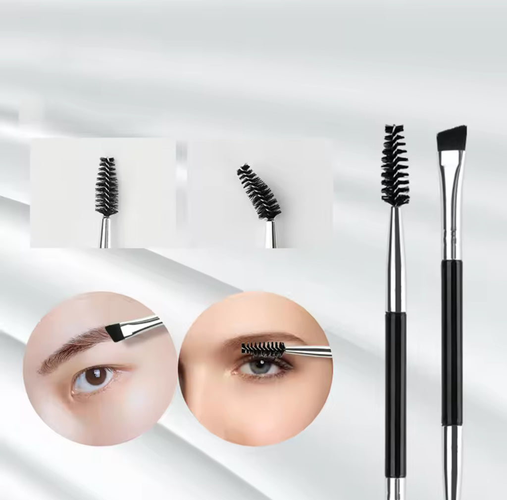 Three-piece Eyebrow Brush and Comb Cutter Set Beauty Tools