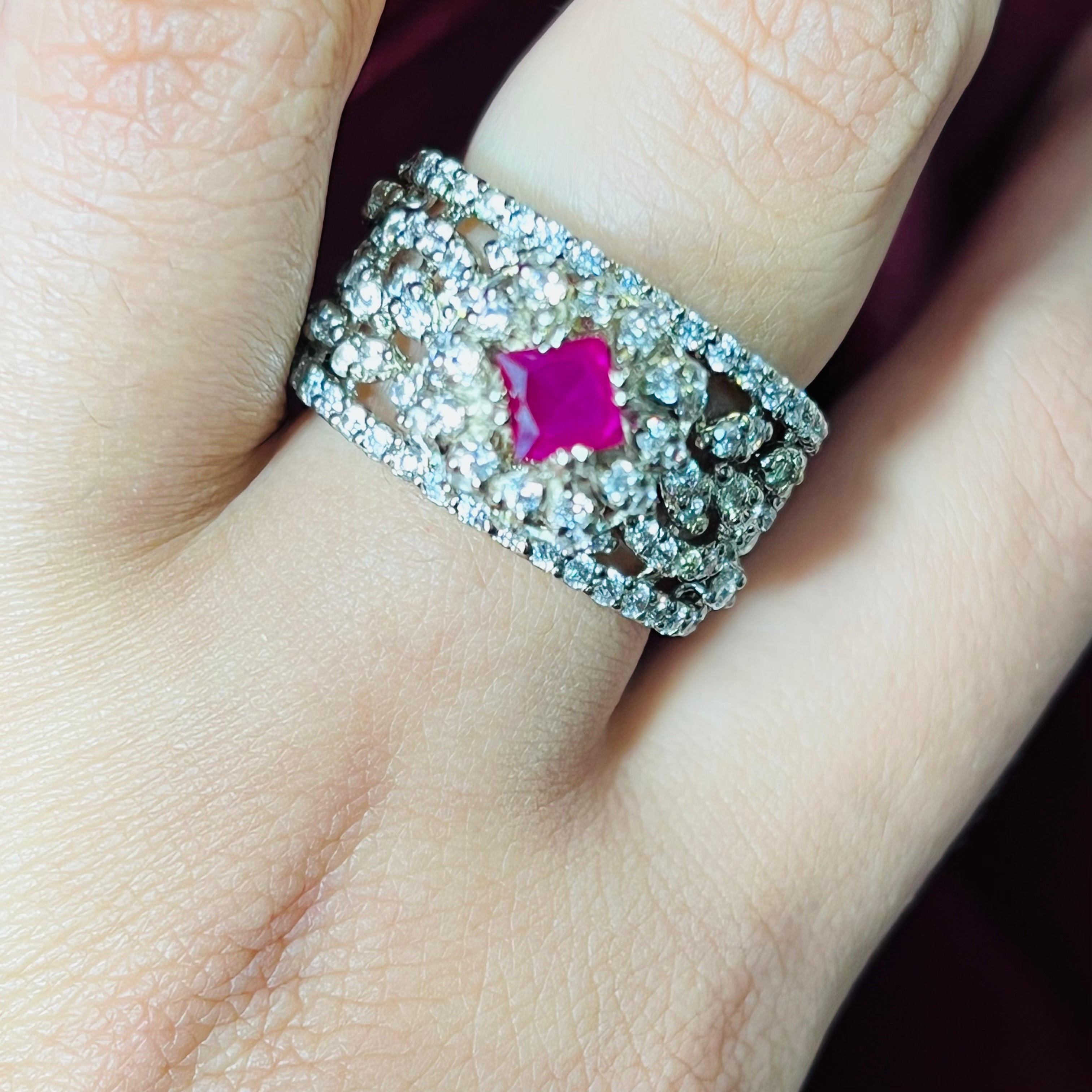 Rubi Royal bridal ring silver s925