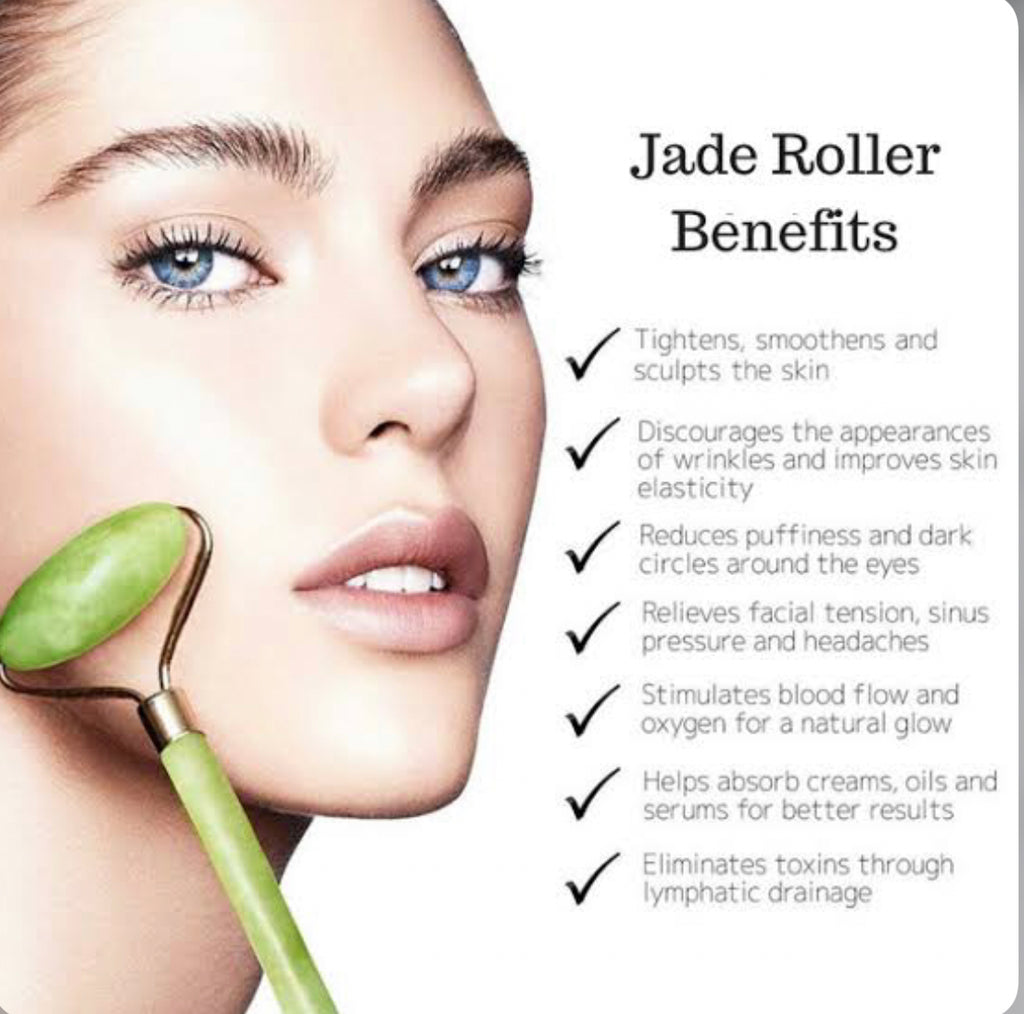 Ezza Green Jade Facial Roller
