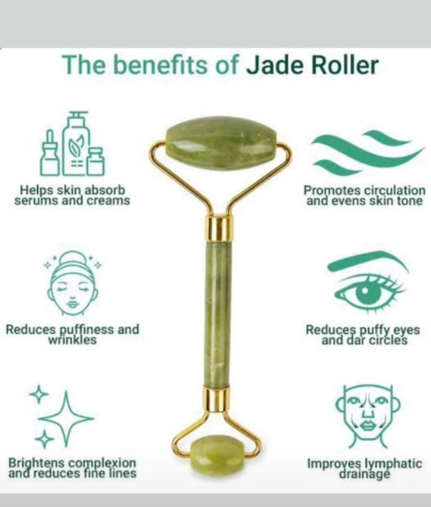 Ezza Green Jade Facial Roller