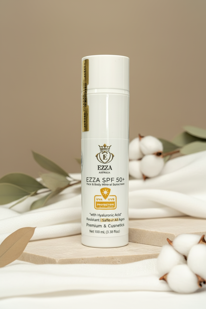 EZZA SPF 50+ (Face & Body Mineral Sunscreen)