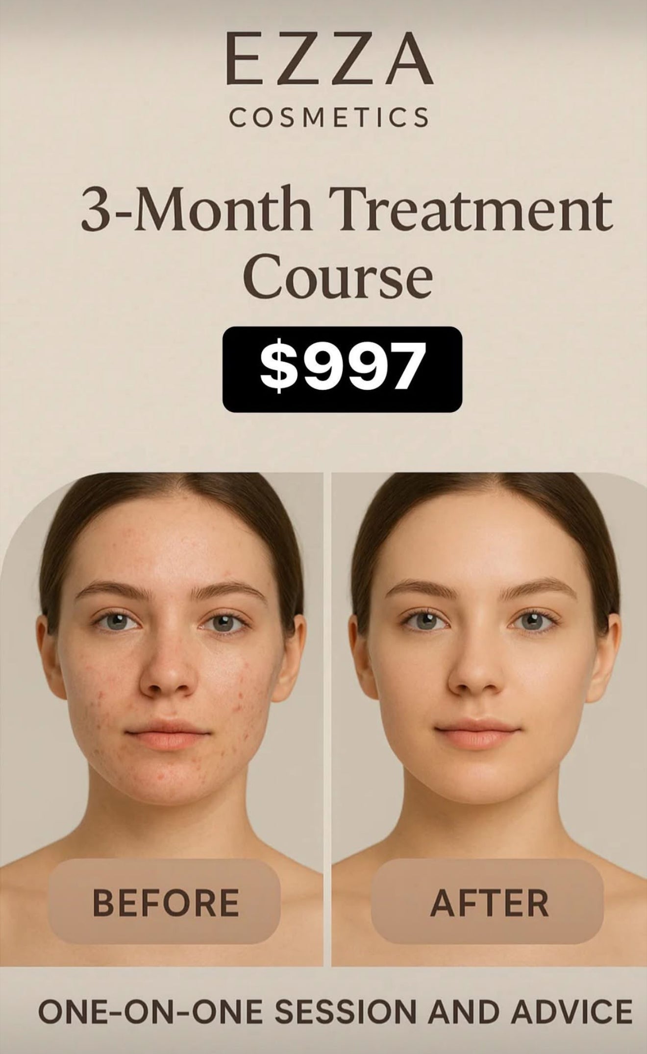 3-Month Advanced Treatment Course + One-on-One Advice ( MONEY BACK GUARANTEED)