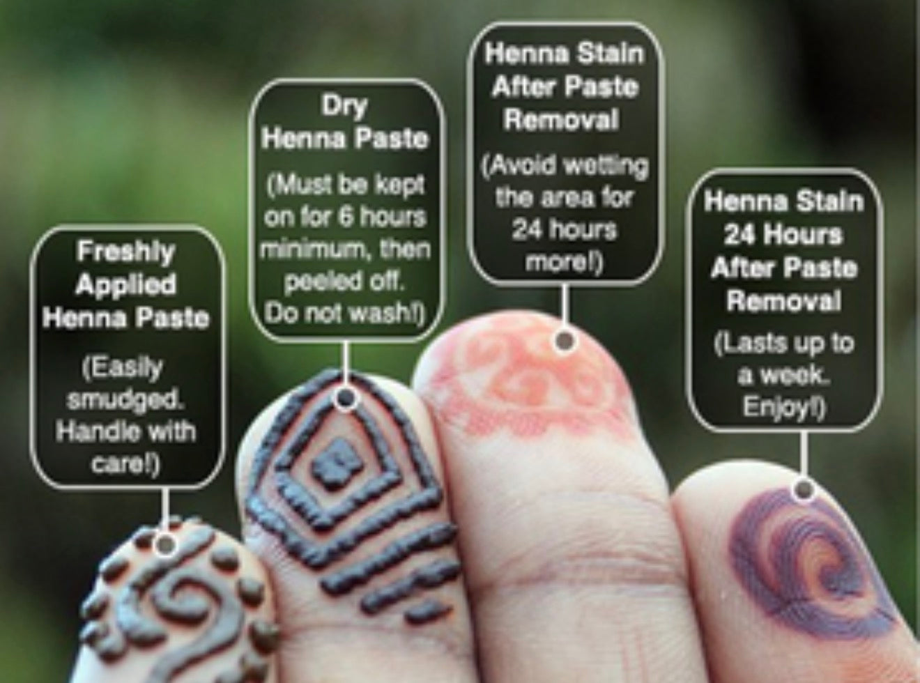 EZZA Organic Henna Cone – Natural Mehndi Tattoo (100% Natural)