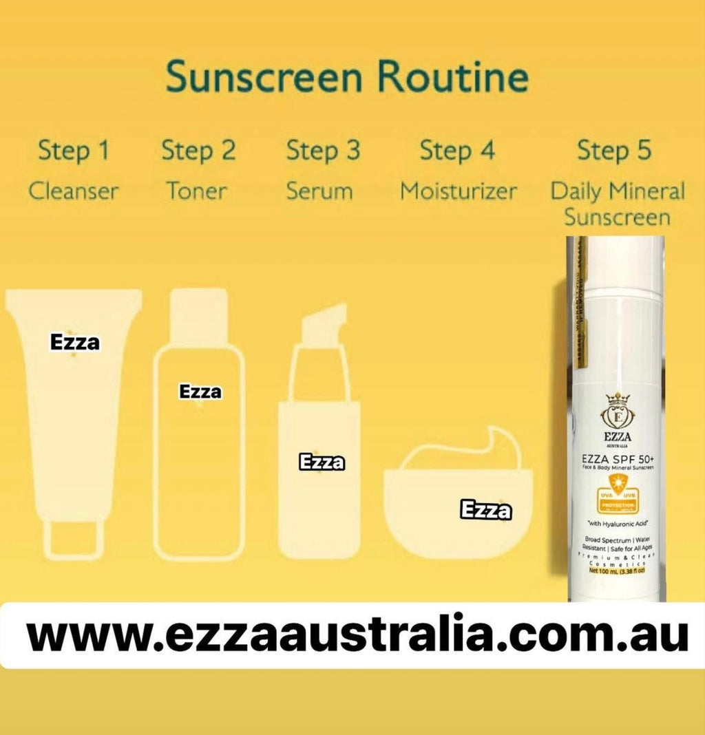 EZZA SPF 50+ (Face & Body Mineral Sunscreen)