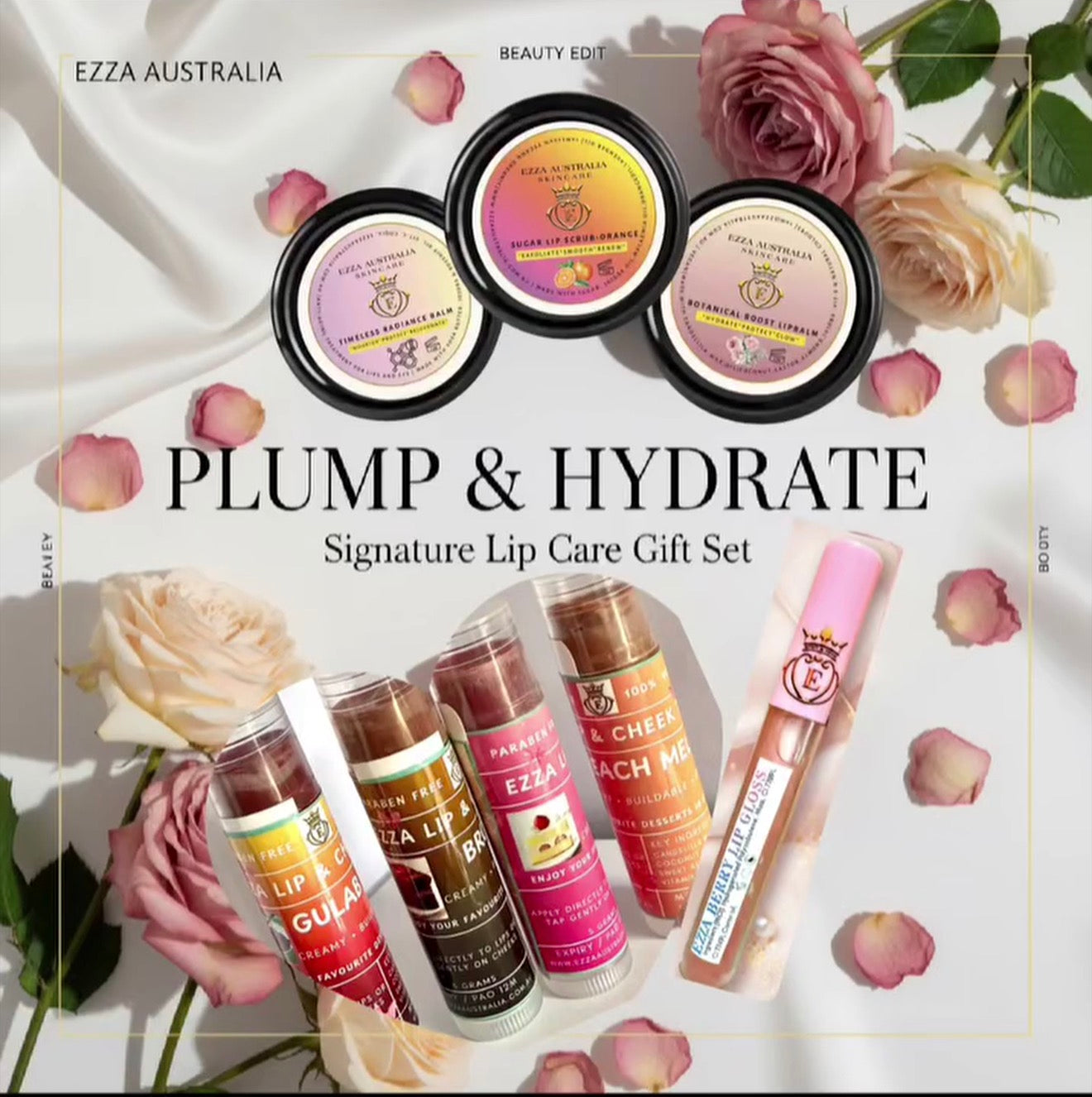 Plump & Hydrate Signature Lip Care Gift Set | Australian made | Organic